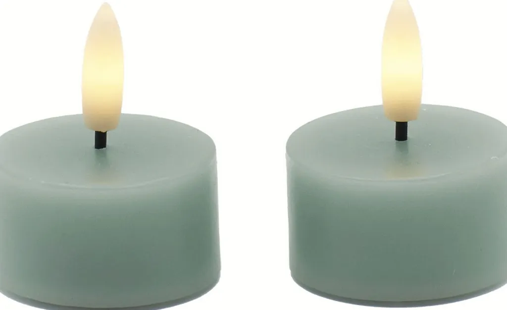 Sirius Stearinlys|Led Stearinlys > Sille Fyrfadslys LED 2 stk. Ø4,5/H2,2 cm,