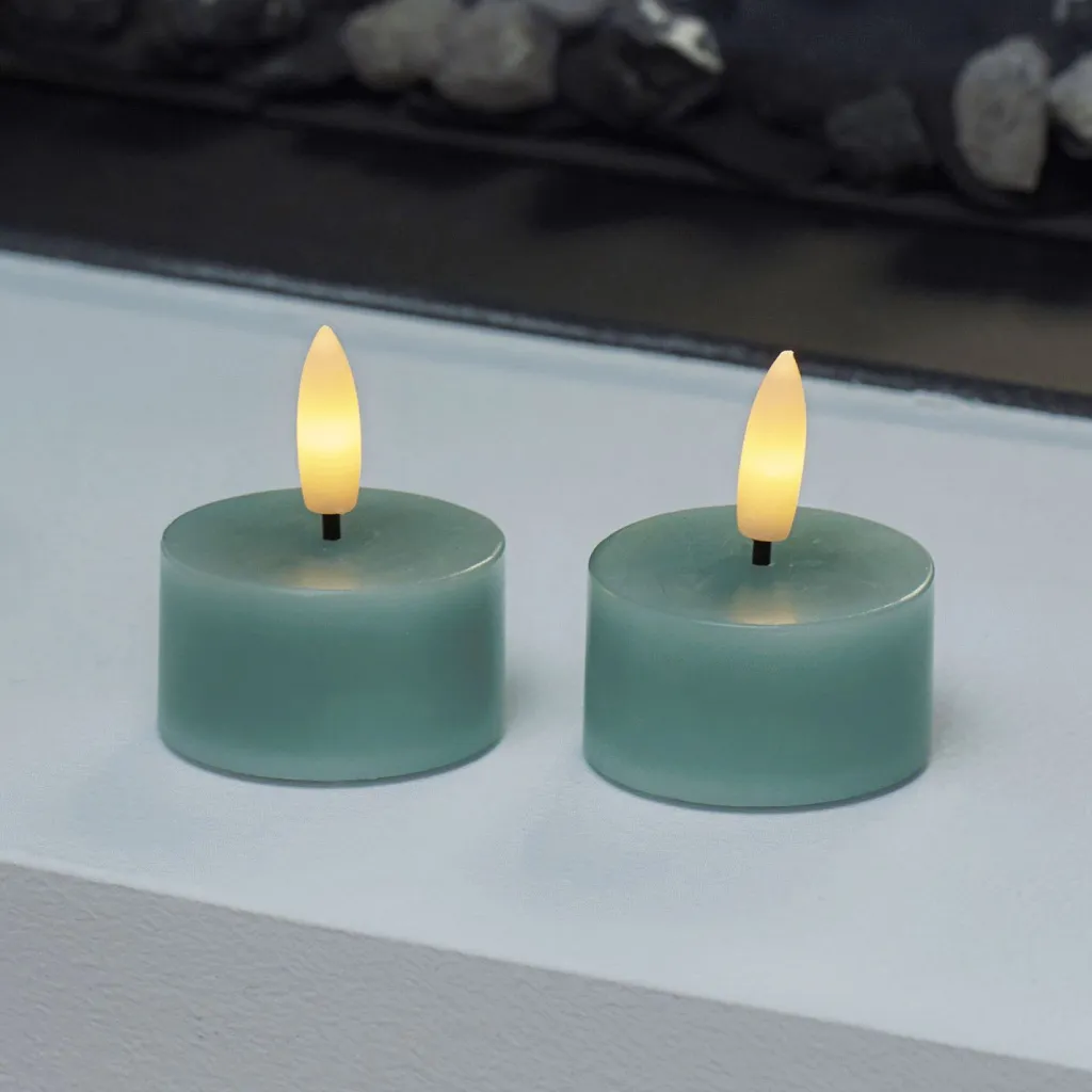 Sirius Stearinlys|Led Stearinlys > Sille Fyrfadslys LED 2 stk. Ø4,5/H2,2 cm,