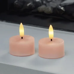 Sale Sille Fyrfadslys LED 2 stk. Ø4,5/H2,2 cm, Stearinlys|Led Stearinlys