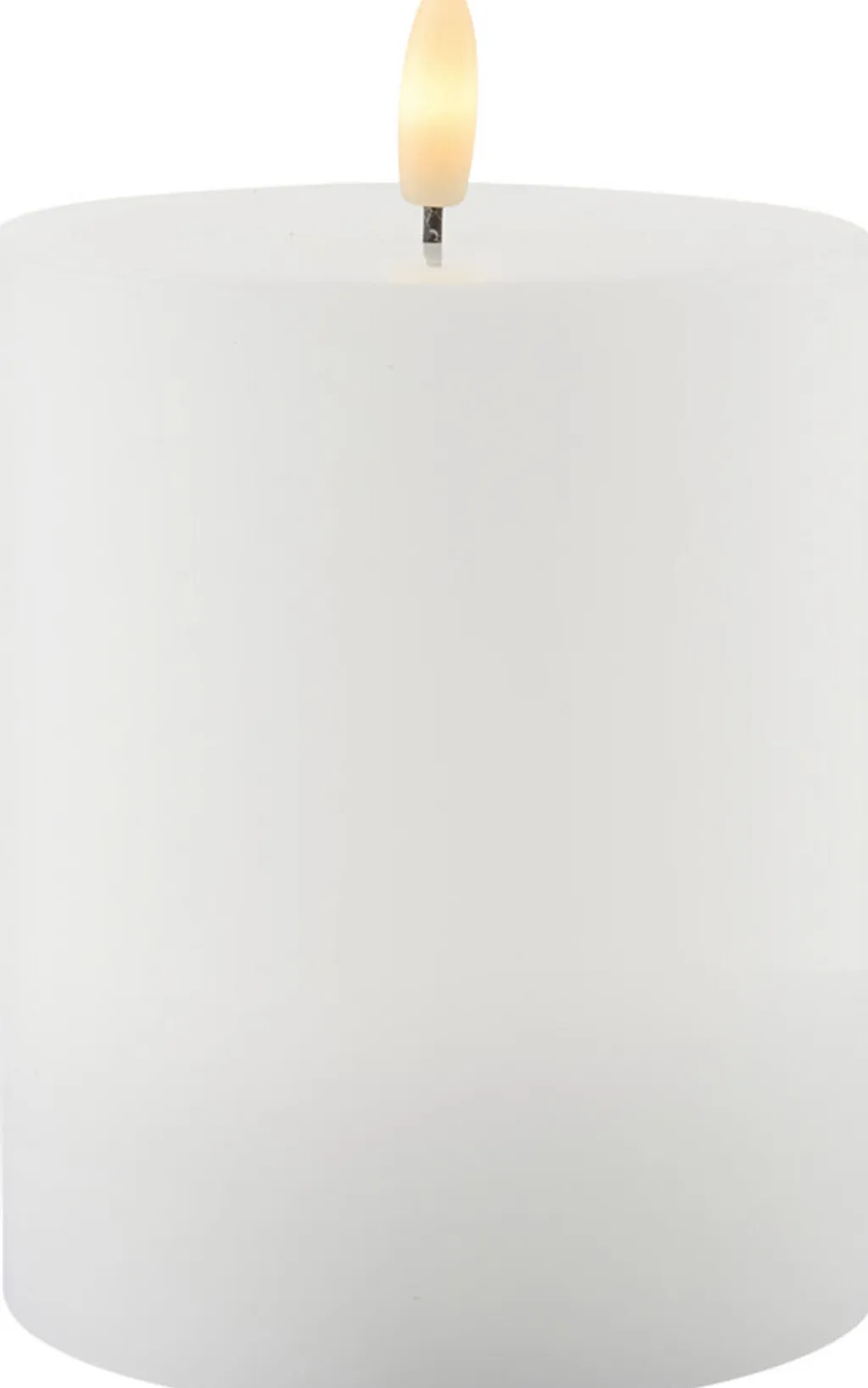 Sirius Stearinlys|Led Stearinlys > Sille Genopladeligt Bloklys LED H, Hvid