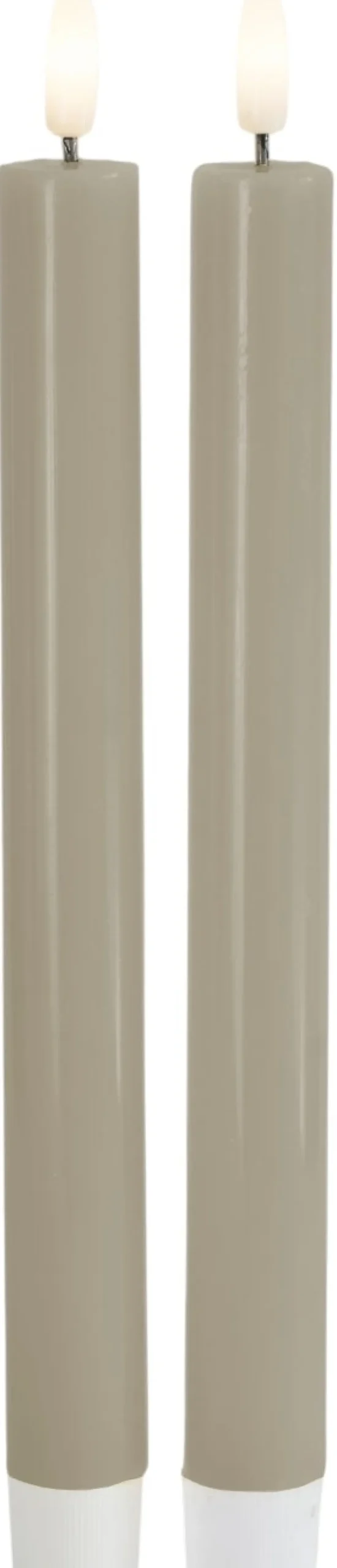 Sirius Stearinlys|Led Stearinlys > Sille Kronelys LED 2 stk. Ø2/H25 cm,