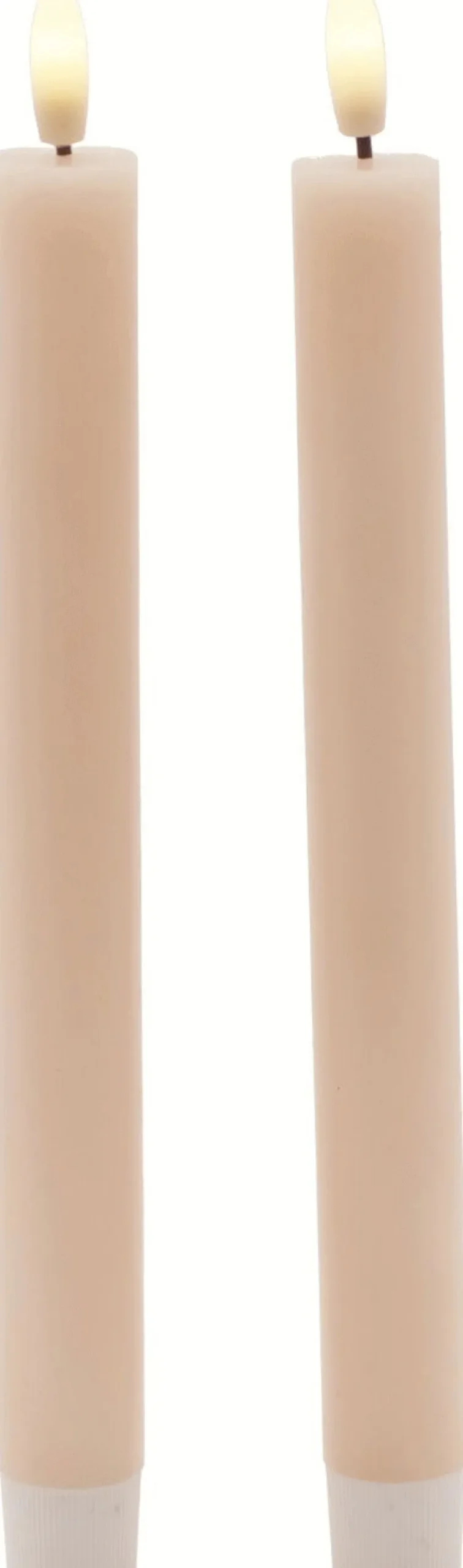 Outlet Sille Kronelys LED 2 stk. Ø2/H25 cm, Stearinlys|Led Stearinlys