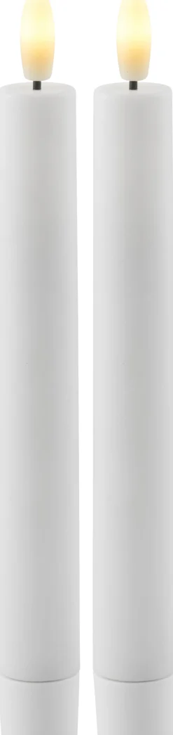 Sirius Stearinlys|Led Stearinlys > Sille Kronelys Midi LED , Hvid