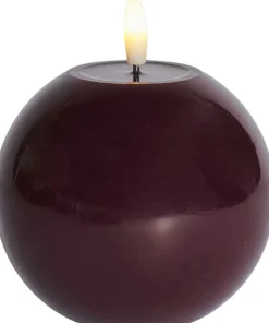 Sirius Stearinlys|Led Stearinlys > Sille Kuglelys LED ?9/H10 cm,