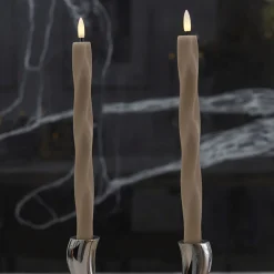 Discount Sille Nordic Sculpture Kronelys Twist LED 2 stk. ?2,4/H26 cm, Stearinlys|Led Stearinlys