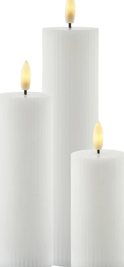 Discount Smilla Bloklys LED Genopladelig , Hvid Stearinlys|Led Stearinlys