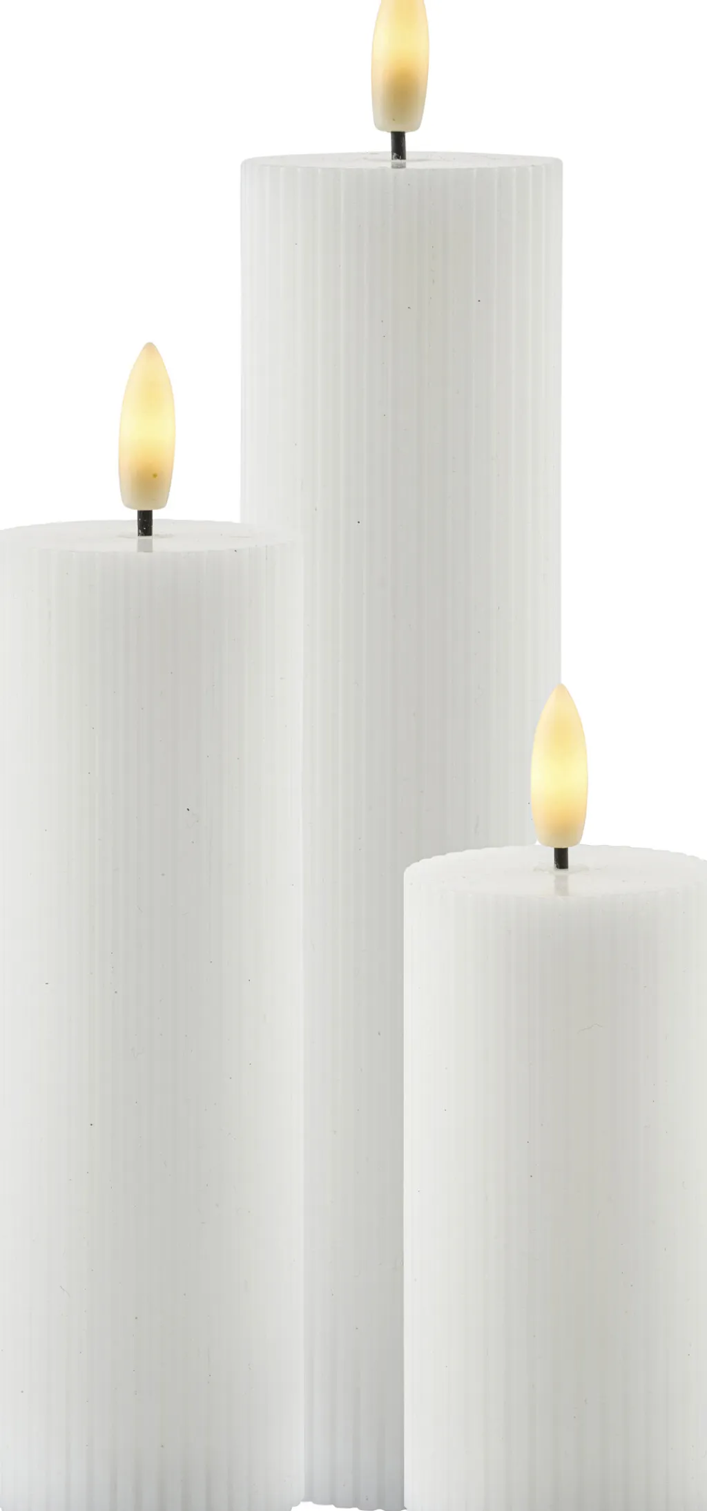 Discount Smilla Bloklys LED Genopladelig , Hvid Stearinlys|Led Stearinlys