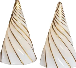 Best Vilma Lysdekoration Juletræ LED 2 stk. H11 cm, Stearinlys|Led Stearinlys