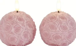 Outlet Sirius Rosalina Kuglelys LED 2 stk. ?8,3/H7 cm, Pink