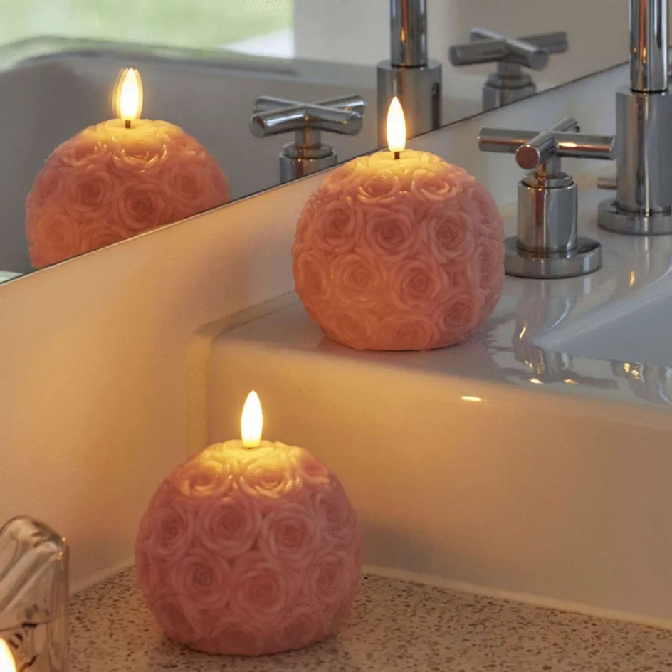 Outlet Sirius Rosalina Kuglelys LED 2 stk. ?8,3/H7 cm, Pink