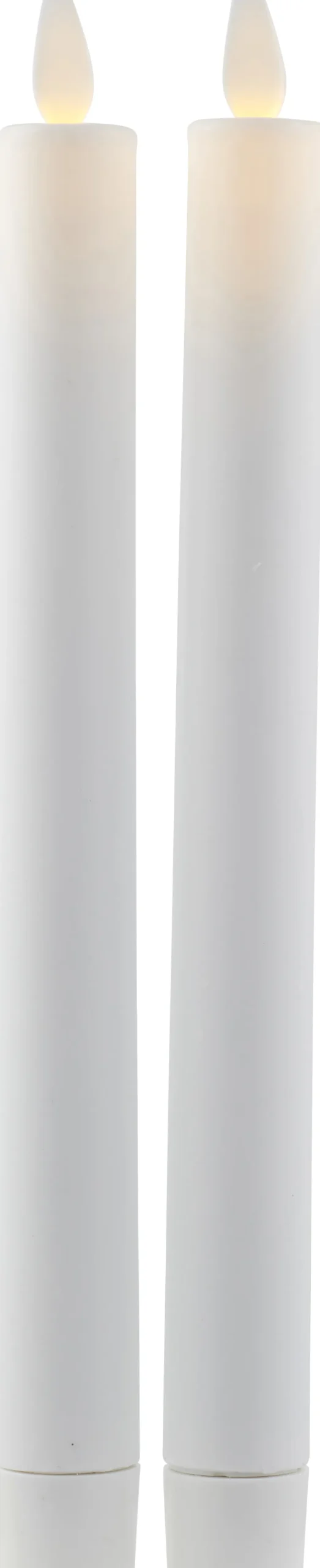 Clearance Sirius Sara Kronelys LED 2 stk. 25 cm, Hvid