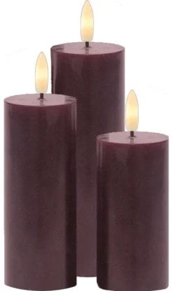 Clearance Sirius Sille Bloklys LED Genopladelig , Bordeaux
