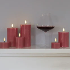 Sale Sirius Sille Bloklys LED Ø7,5/H, Rose Plum