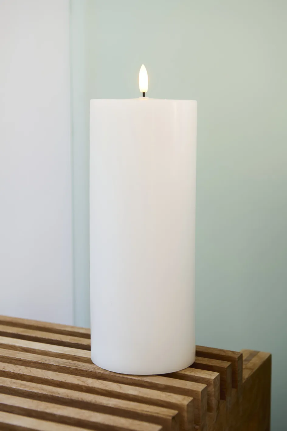 Hot Sirius Sille Genopladeligt Bloklys LED H, Hvid