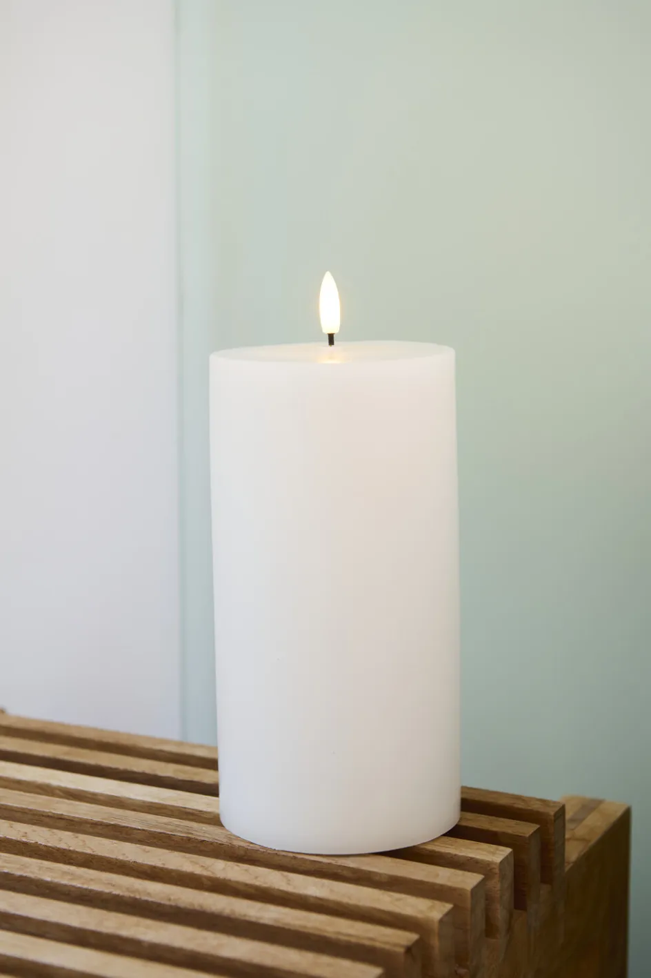 New Sirius Sille Genopladeligt Bloklys LED H, Hvid