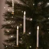 Sirius Stearinlys|Led Stearinlys > Sille Juletræslys LED 4 stk. H12 cm, Hvid