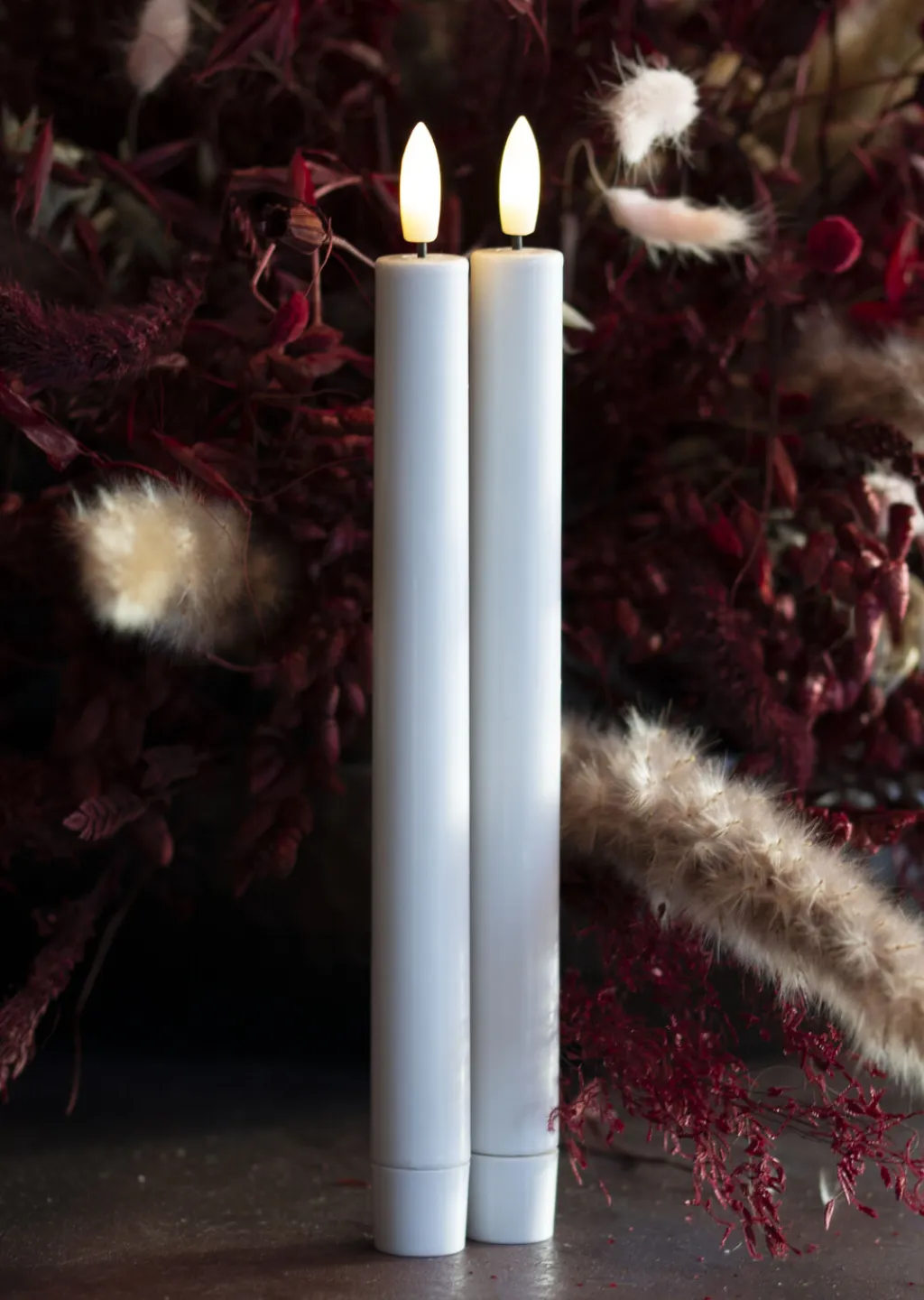 Sirius Stearinlys|Led Stearinlys > Sille Kronelys LED Genopladelig , Hvid