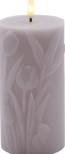 Sale Sirius Tulisa Bloklys LED ?7,8/H15 cm, Mauve Pink