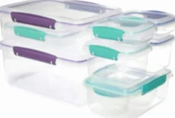 Discount Sistema Accents Opbevaringsboks 10 stk, Blue/Teal/Purple