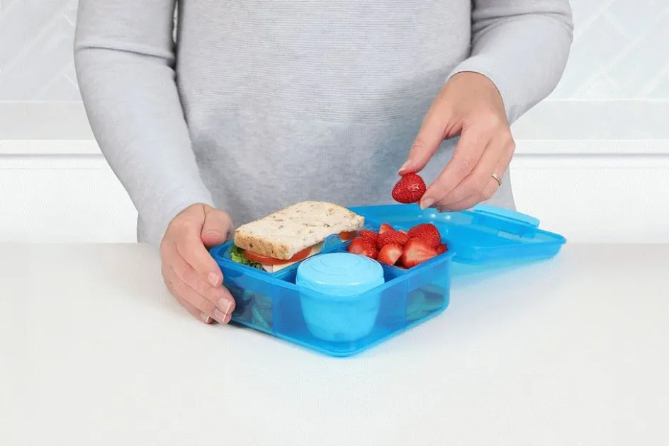 New Sistema Bento Lunch Madkasse , Blå