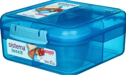 New Sistema Bento Lunch Madkasse , Blå