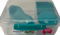 Sistema Opbevaring Til Køkkenet|Madkasser Og -Poser > Bento Lunch To Go Madkassesæt, Minty