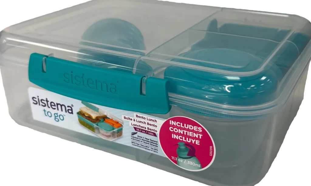 Sistema Opbevaring Til Køkkenet|Madkasser Og -Poser > Bento Lunch To Go Madkassesæt, Minty