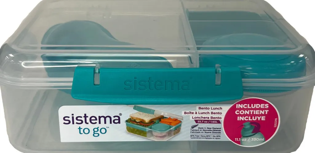 Sistema Opbevaring Til Køkkenet|Madkasser Og -Poser > Bento Lunch To Go Madkassesæt, Minty