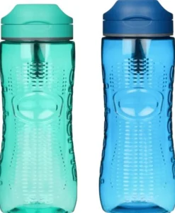 Sale Hydration Active Drikkeflaske 2 stk. 800 ml, Ocean Blue/Minty Teal Termoflasker Og Drikkedunke|Opbevaring Til Køkkenet