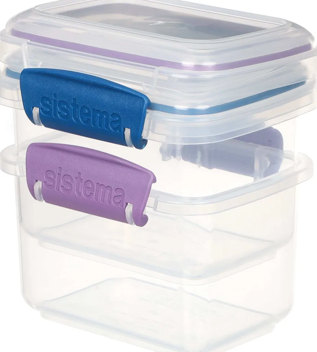 Klip It Opbevaringsboks , Ocean Blue/Misty Purple Opbevaring Til Køkkenet|Madopbevaring