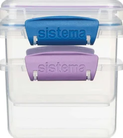 Klip It Opbevaringsboks , Ocean Blue/Misty Purple Opbevaring Til Køkkenet|Madopbevaring