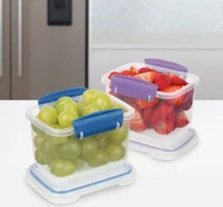 Klip It Opbevaringsboks , Ocean Blue/Misty Purple Opbevaring Til Køkkenet|Madopbevaring