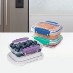 Klip It Opbevaringsboks , Ocean Blue/Minty Teal/Misty Purple Opbevaring Til Køkkenet|Madopbevaring