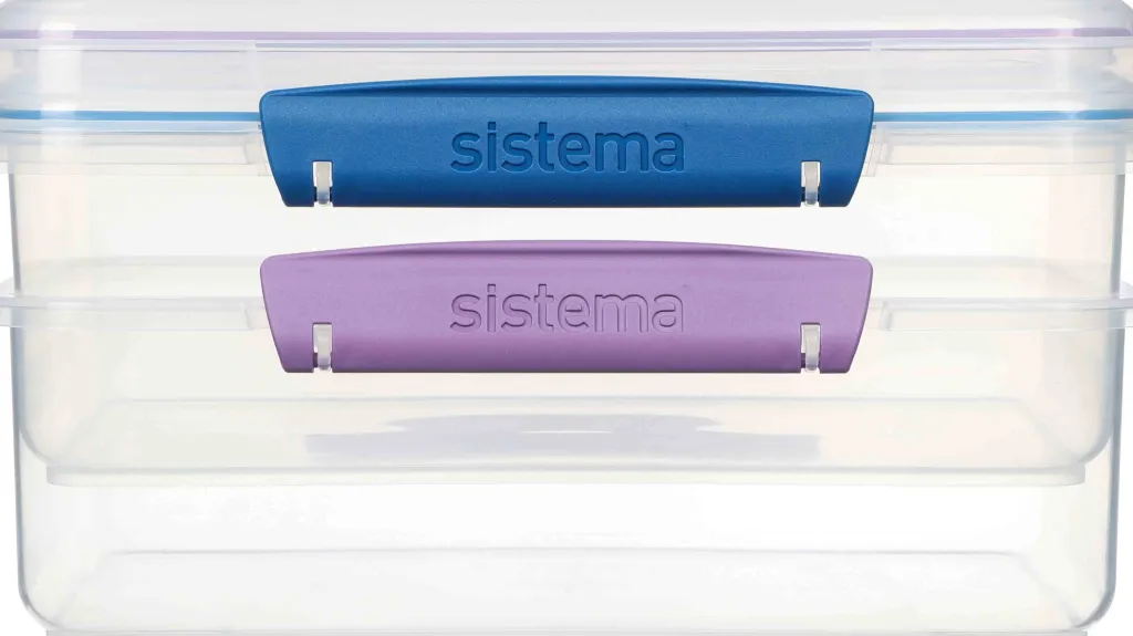 Klip It Opbevaringsboks , Ocean Blue/Misty Purple Opbevaring Til Køkkenet|Madopbevaring