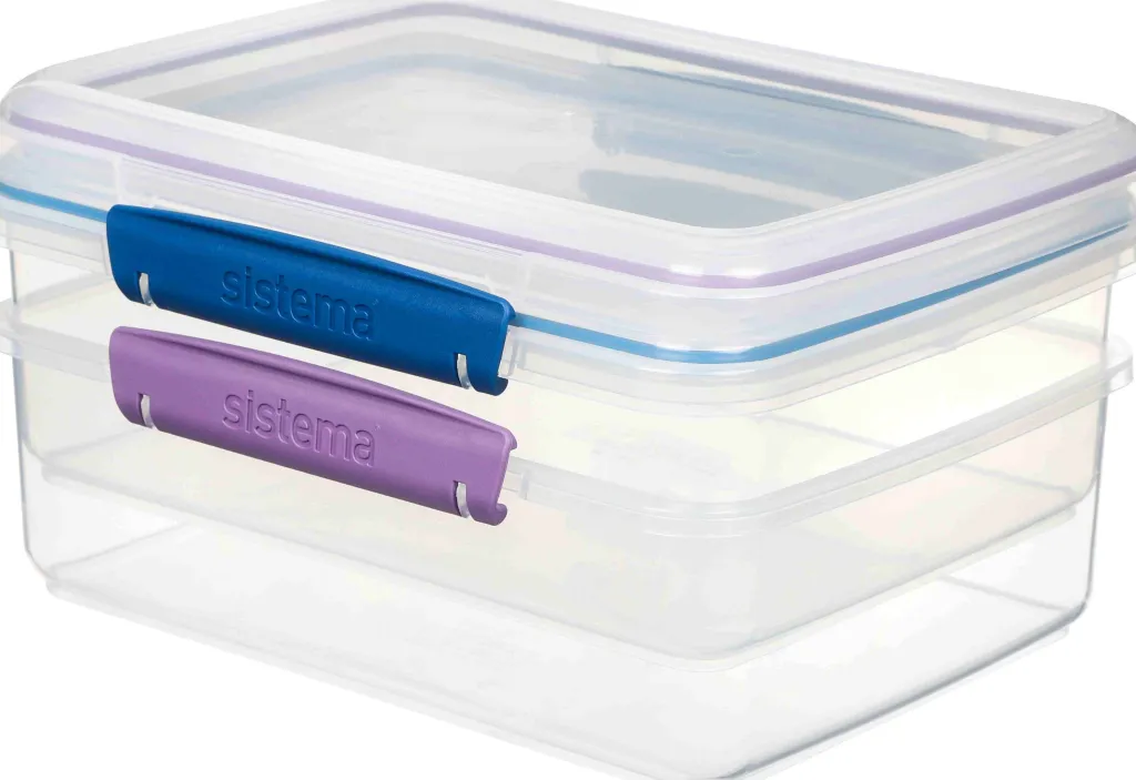 Klip It Opbevaringsboks , Ocean Blue/Misty Purple Opbevaring Til Køkkenet|Madopbevaring