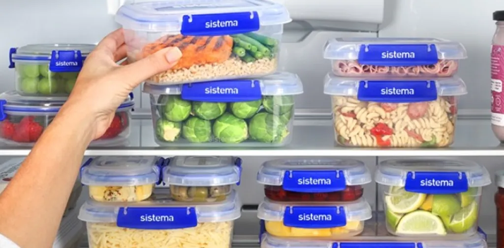 Sistema Opbevaring Til Køkkenet|Madopbevaring > Klip It Plus Opbevaringsboks , Blå