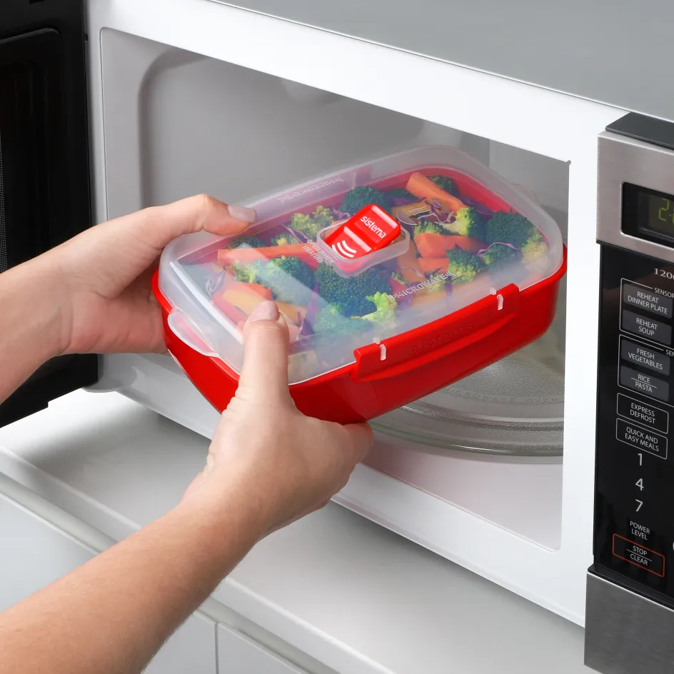 Best Sistema Microwave Rektangulær Bøtte , Rød