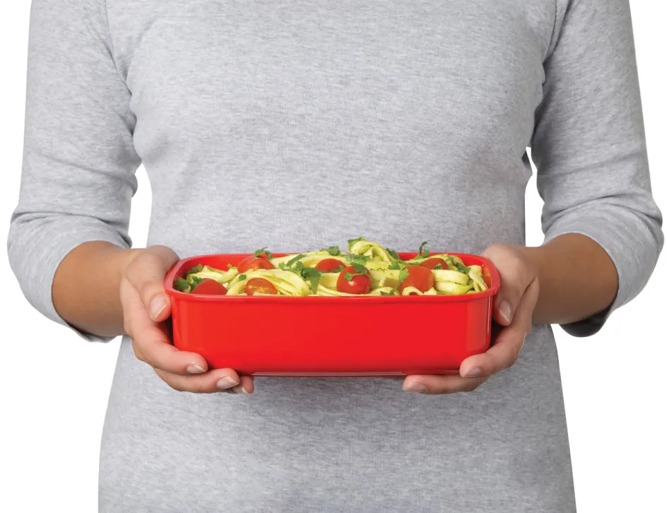 Best Sistema Microwave Rektangulær Bøtte , Rød