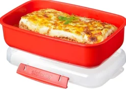 Best Sistema Microwave Rektangulær Bøtte , Rød