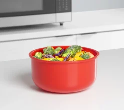 Sistema Madlavning I Mikrobølgeovn > Microwave Rund Bøtte 915 ml, Rød
