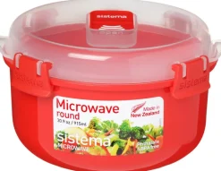 Sistema Madlavning I Mikrobølgeovn > Microwave Rund Bøtte 915 ml, Rød