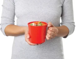 New Microwave Suppekrus 656 ml, Rød Madlavning I Mikrobølgeovn