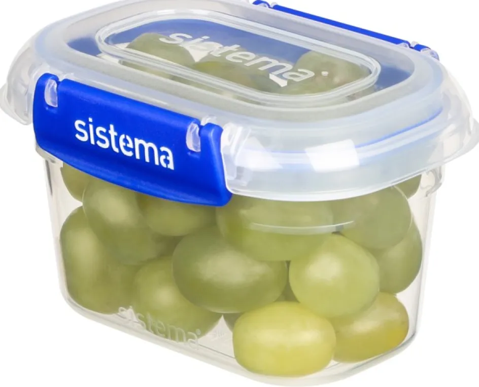 Sistema Rectangle Klip It Plus Opbevaringsboks , Blå