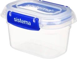 Sistema Rectangle Klip It Plus Opbevaringsboks , Blå