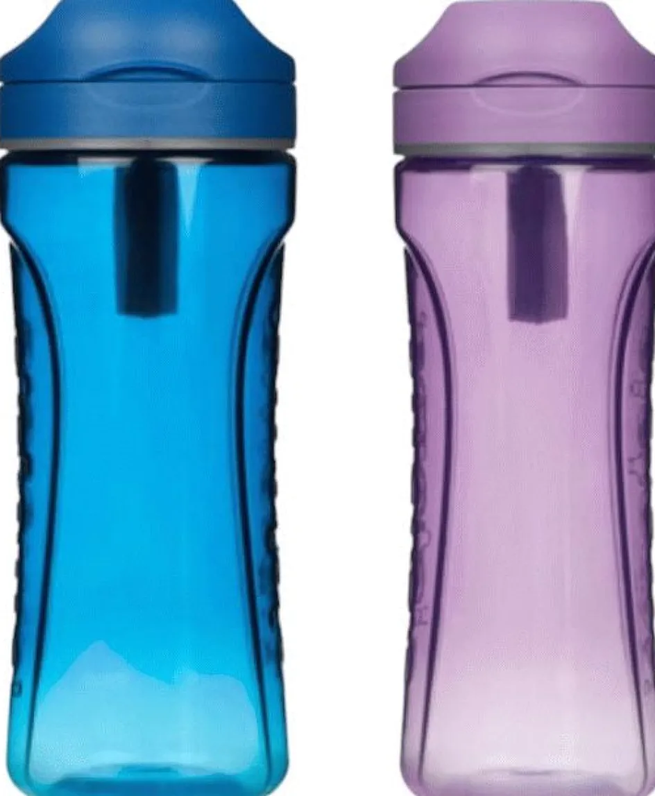 Sistema Swift Drikkeflaske 2 stk. 600 ml, Ocean Blue/Misty Purple