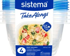 Discount Take Alongs Opbevaringsboks , Royal Blue Opbevaring Til Køkkenet|Madopbevaring