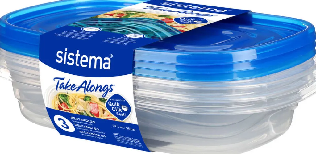 Best Take Alongs Opbevaringsboks 3 stk. 950 ml, Royal Blue Opbevaring Til Køkkenet|Madopbevaring