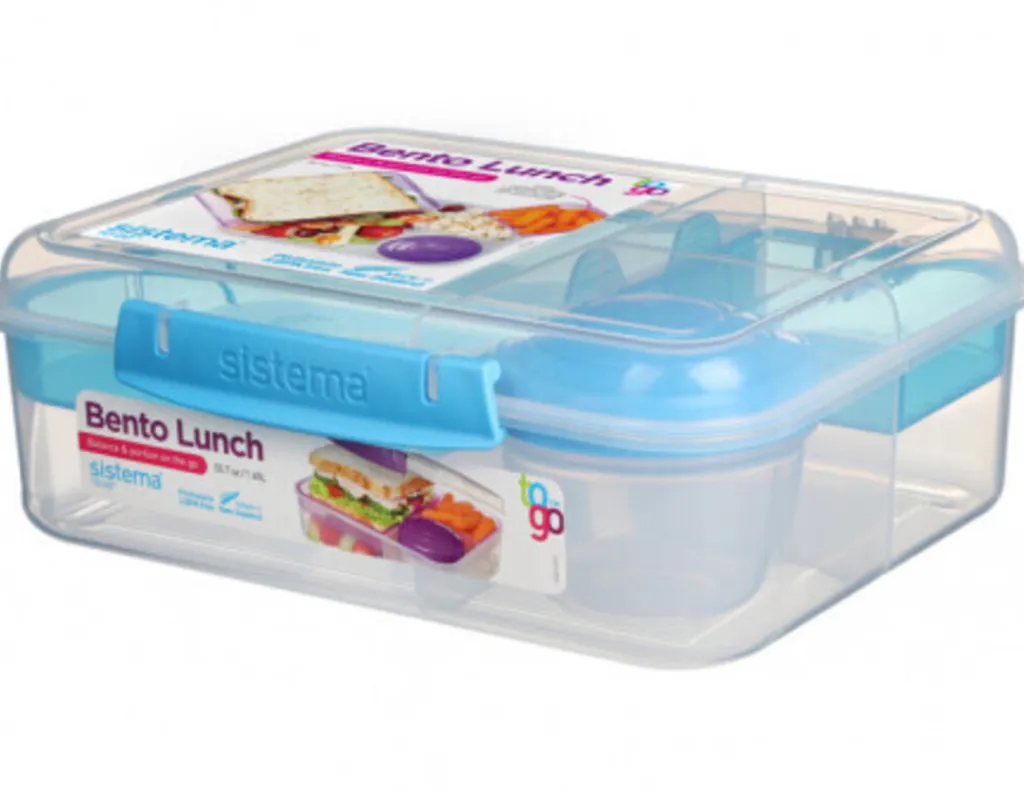 Online To Go Bento Boks 1,65 L, Blå Opbevaring Til Køkkenet