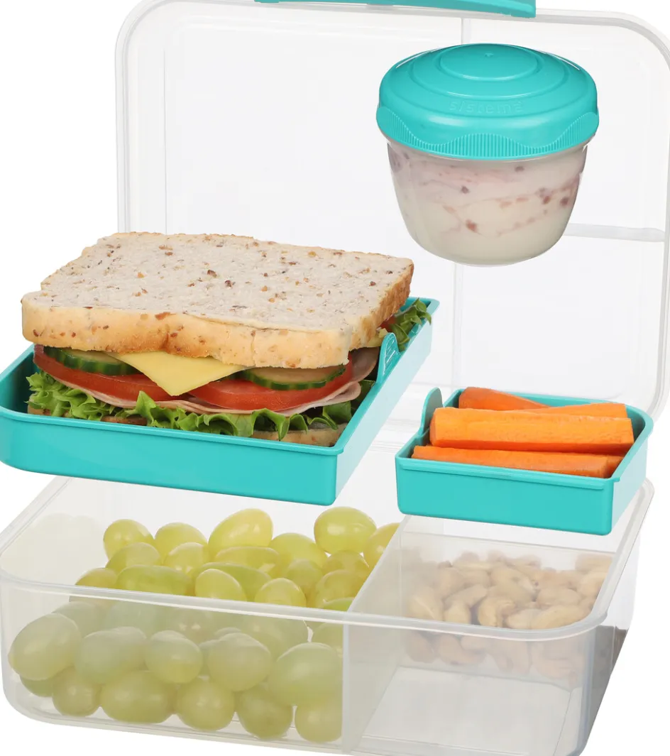 Hot Sistema To Go Bento Madkasse , Minty Teal
