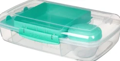 Sistema Opbevaring Til Køkkenet|Madkasser Og -Poser > To Go Bento Madkasse , Minty Teal